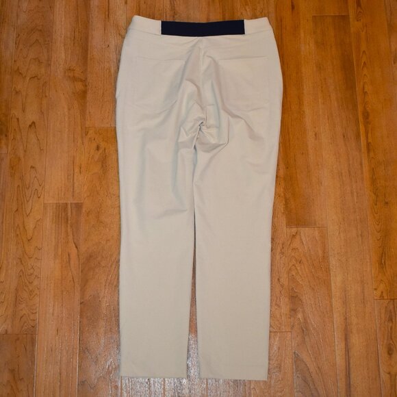 Peter Millar Women's Khaki Ankle Length Golf Pants Sz‎ 8 - Picture 2 of 10